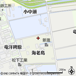静岡県磐田市海老島1557周辺の地図