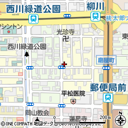 岡山県岡山市北区磨屋町6-18周辺の地図