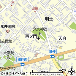 愛知県田原市神戸町西ノ門54周辺の地図
