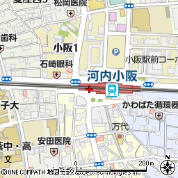 ミスタードーナツ小阪ショップ周辺の地図