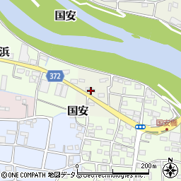 静岡県掛川市国安1641周辺の地図