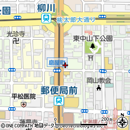 四国銀行岡山支店 ＡＴＭ周辺の地図