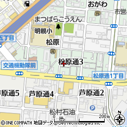 兵庫県神戸市兵庫区松原通周辺の地図