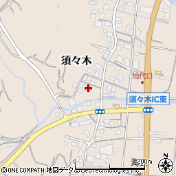 静岡県牧之原市須々木965-1周辺の地図