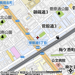 兵庫県神戸市長田区菅原通4丁目周辺の地図
