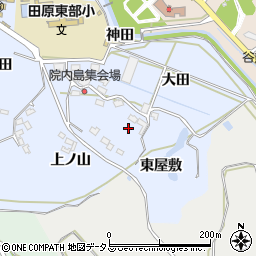 愛知県田原市豊島町東屋敷10周辺の地図