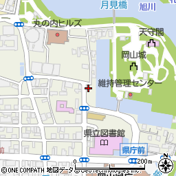 岡山県岡山市北区丸の内周辺の地図