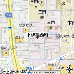 岡山県岡山市北区下伊福西町3周辺の地図
