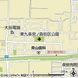 東九条宮ノ森街区公園周辺の地図