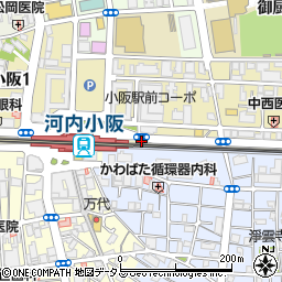 スギ薬局　小阪駅東店周辺の地図