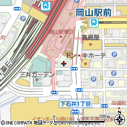 アビバ岡山駅前校周辺の地図