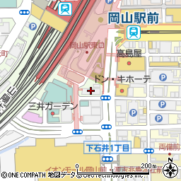 アビバ岡山駅前校周辺の地図