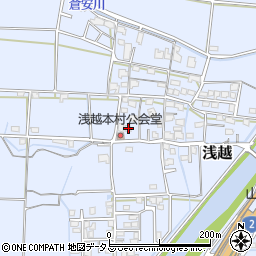岡山県岡山市東区浅越360周辺の地図