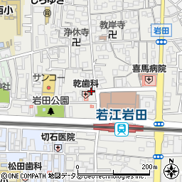 若江飯店周辺の地図