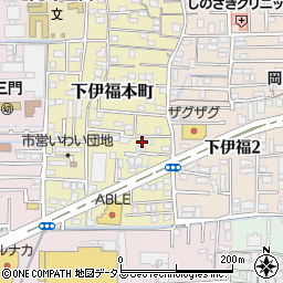 岡山県岡山市北区下伊福本町3-39周辺の地図