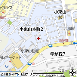 兵庫県神戸市垂水区小束山本町2丁目5周辺の地図