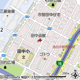 田村モータープール周辺の地図