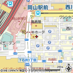 西日本ビル管理株式会社　岡山営業所周辺の地図