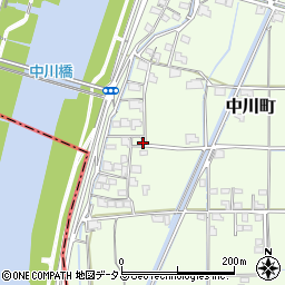 岡山県岡山市東区中川町663周辺の地図