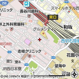 高木工業株式会社　明石営業所周辺の地図