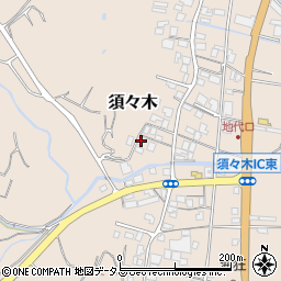 静岡県牧之原市須々木966-4周辺の地図