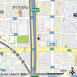 白陽化学工業株式会社　大阪支店周辺の地図