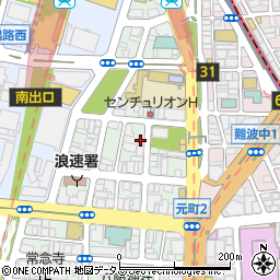 株式会社シンセア大阪支店周辺の地図