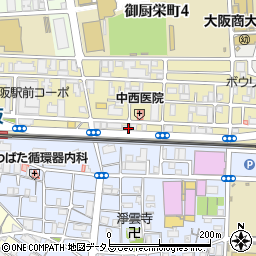 海鮮丼専門店 丼丸 河内小阪店周辺の地図