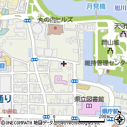 山田養蜂場岡山ビル周辺の地図