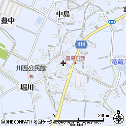愛知県田原市豊島町川西59-1周辺の地図