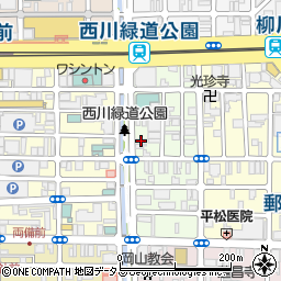 岡山県岡山市北区平和町5-25周辺の地図