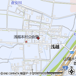 岡山県岡山市東区浅越339周辺の地図