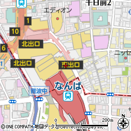 マックスマーラ高島屋大阪店周辺の地図