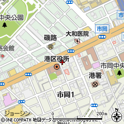 朝日生命保険相互会社　大阪統括支社港営業所周辺の地図