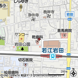 アームスコート若江岩田周辺の地図