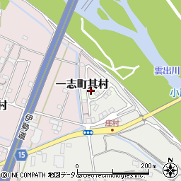 三重県津市一志町小戸木周辺の地図