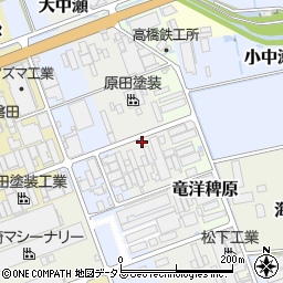 静岡県磐田市大中瀬875周辺の地図