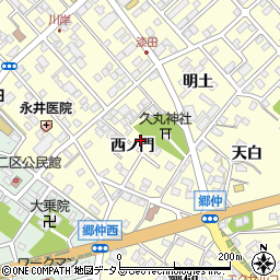 愛知県田原市神戸町西ノ門56周辺の地図