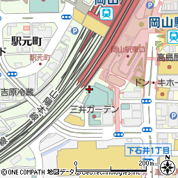 スタジオ・マイスタイル岡山駅前周辺の地図