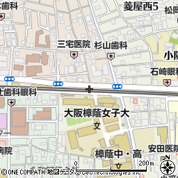 大阪府東大阪市高井田元町2丁目3周辺の地図