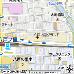 セガミ薬局八戸ノ里店周辺の地図