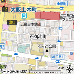 大阪府大阪市天王寺区石ケ辻町周辺の地図