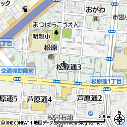 兵庫県神戸市兵庫区松原通3丁目3周辺の地図