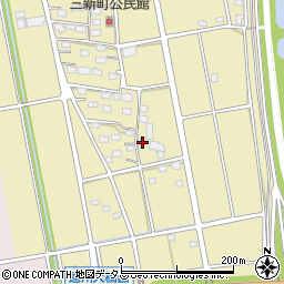 静岡県浜松市中央区三新町297周辺の地図