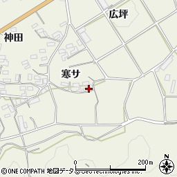 愛知県豊橋市高塚町寒サ周辺の地図