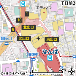 スイスホテル南海大阪　浪華の間周辺の地図