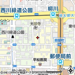 岡山県岡山市北区磨屋町6-11周辺の地図