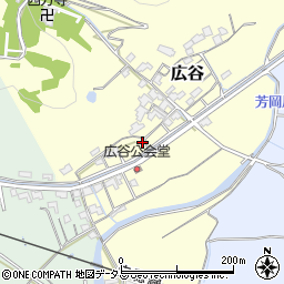 岡山県岡山市東区広谷284周辺の地図