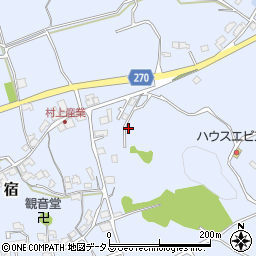 岡山県総社市宿824-2周辺の地図