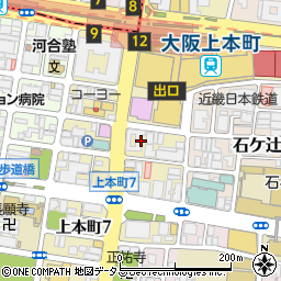 吉野家 上本町店周辺の地図